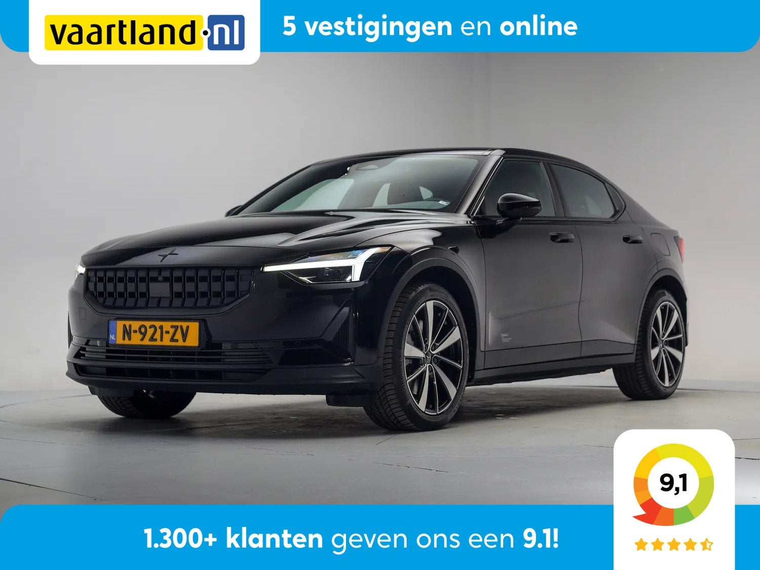 Polestar 2 POLESTAR 2 [ Camera Panoramadak Memory ], Auto's, Automaat, Polestar 2, 0 cilinders, Gebruikt