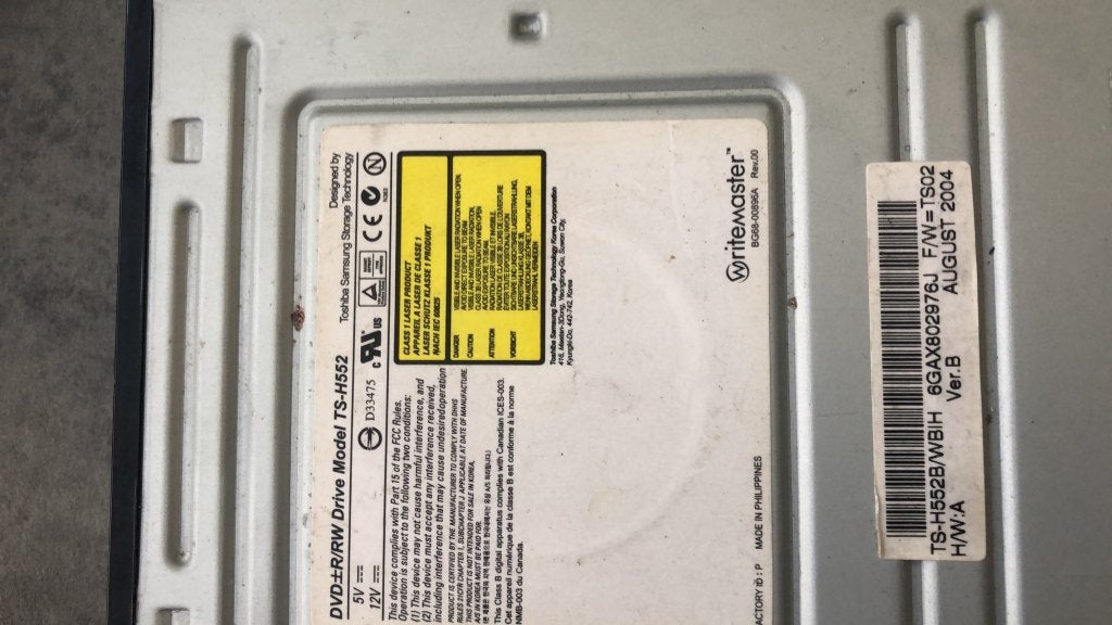 Partij 5x retro interne IDE CD/DVD drives, Intern, Gebruikt, Dvd, MacOS