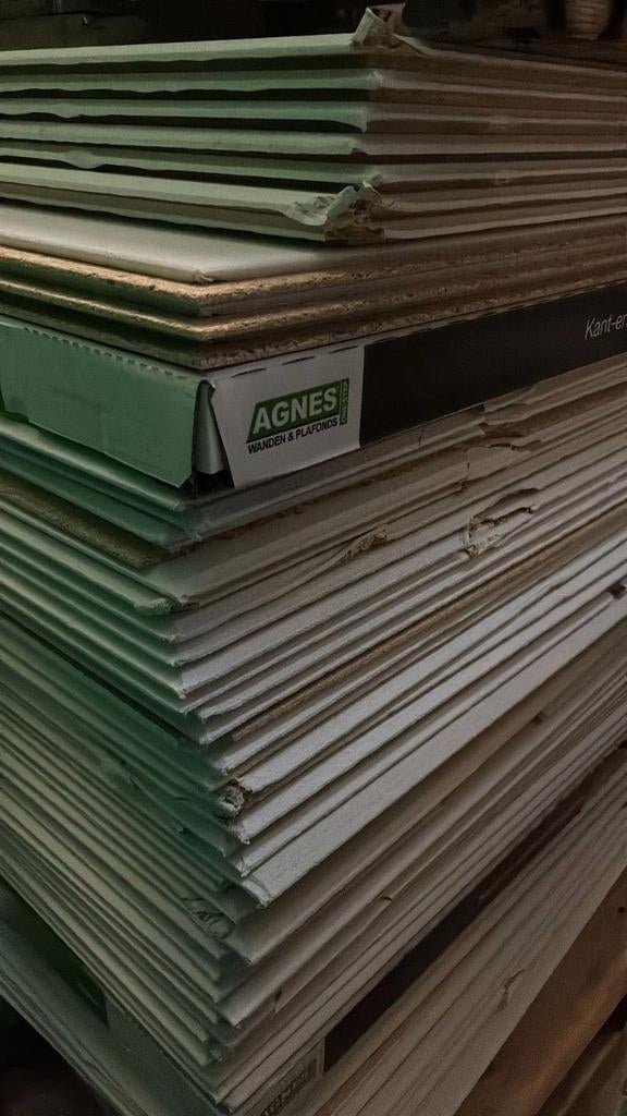 Agnes plafondplaten div. stuc LEZEN!! ook op voorraad B-keus, Ophalen, Nieuw, Minder dan 10 m², Laminaat