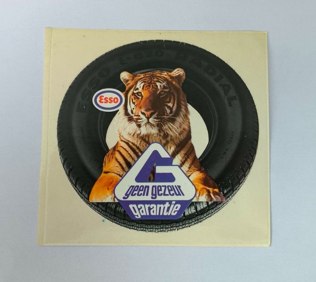 Sticker Esso ( geen gezeur garantie), Ophalen of Verzenden, Zo goed als nieuw, Merk
