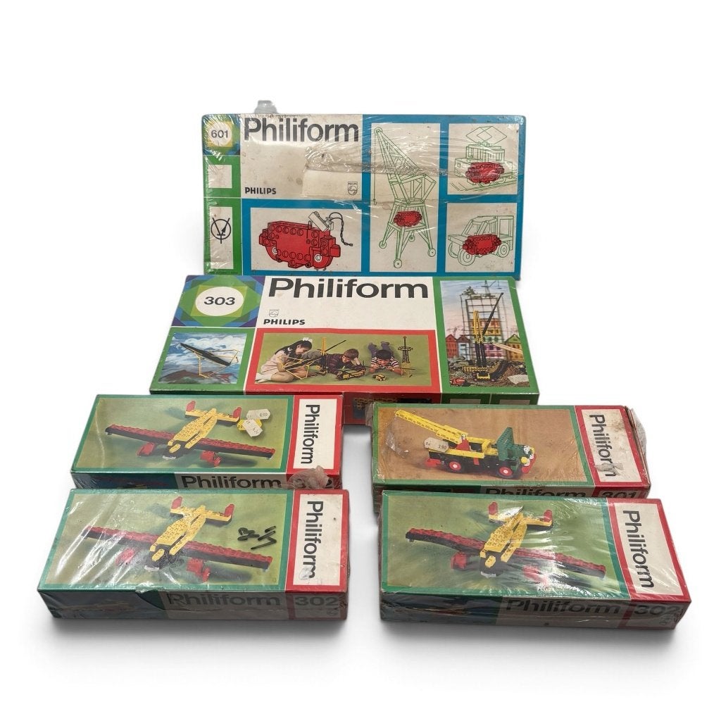 vintage Philips Philiform bouwsets in originele plastic seal, Overige merken, Ophalen of Verzenden, Zo goed als nieuw, Philips Philiform