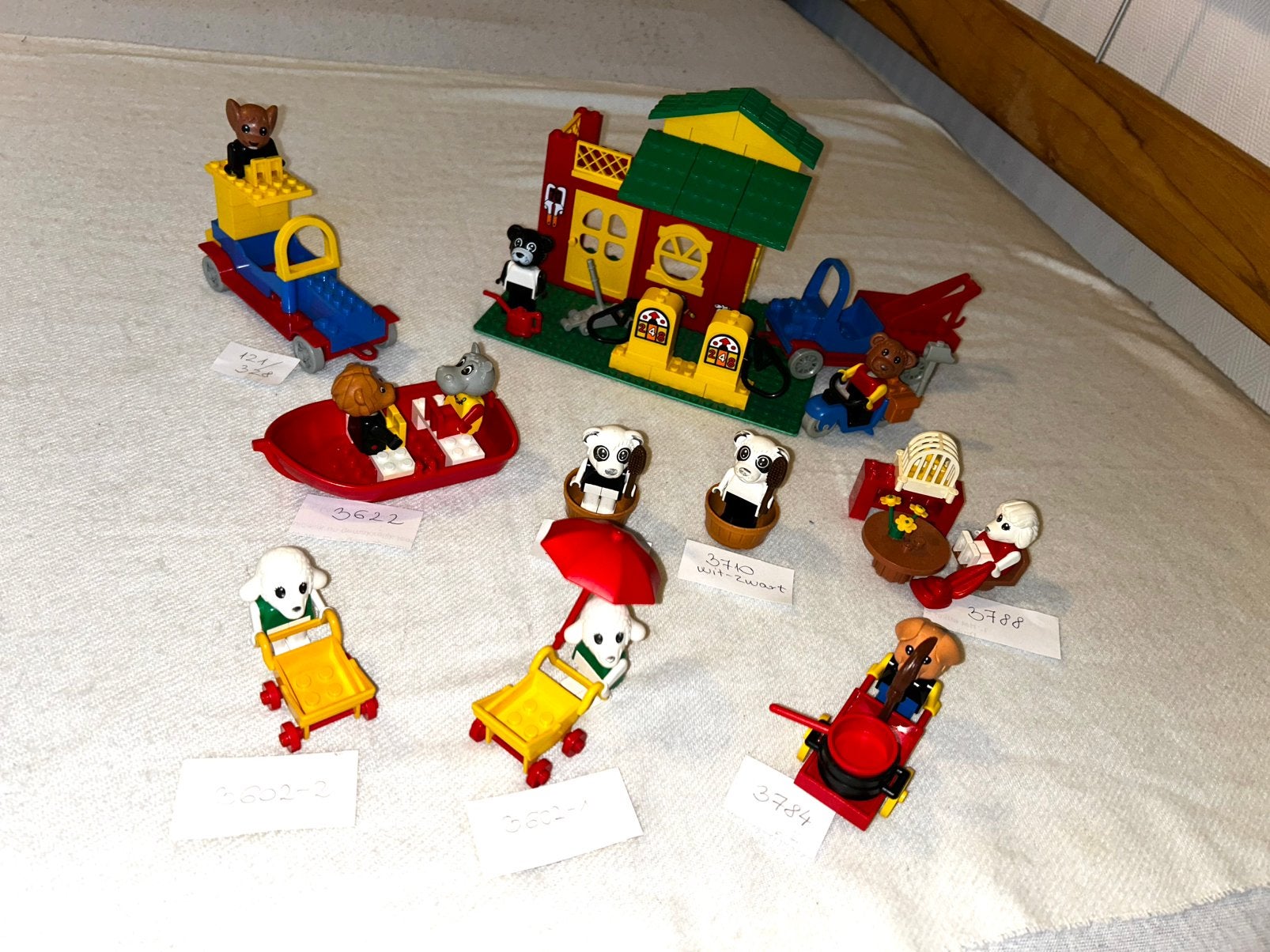 Lego Fabuland 3710 3622 3670 3784 121 328 3602 3788 €1,90-31, Ophalen of Verzenden, Gebruikt, Meerdere sets