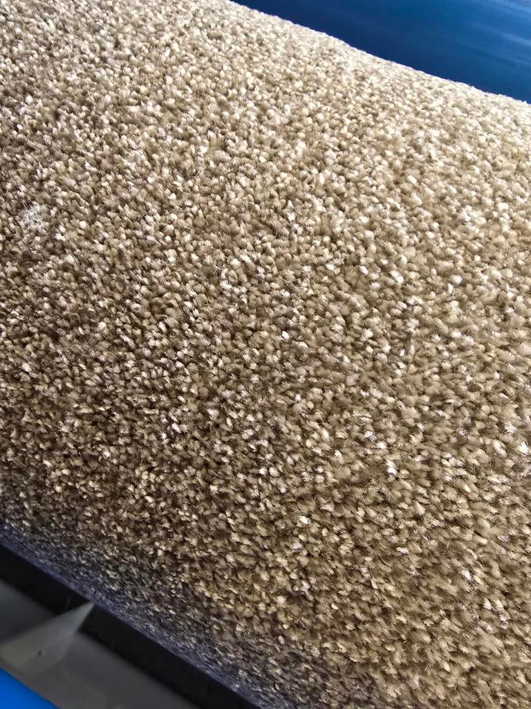 Zacht Greige Tapijt - 400cm breed - €15/m², Grijs, Ophalen of Verzenden, 200 cm of meer, Modern