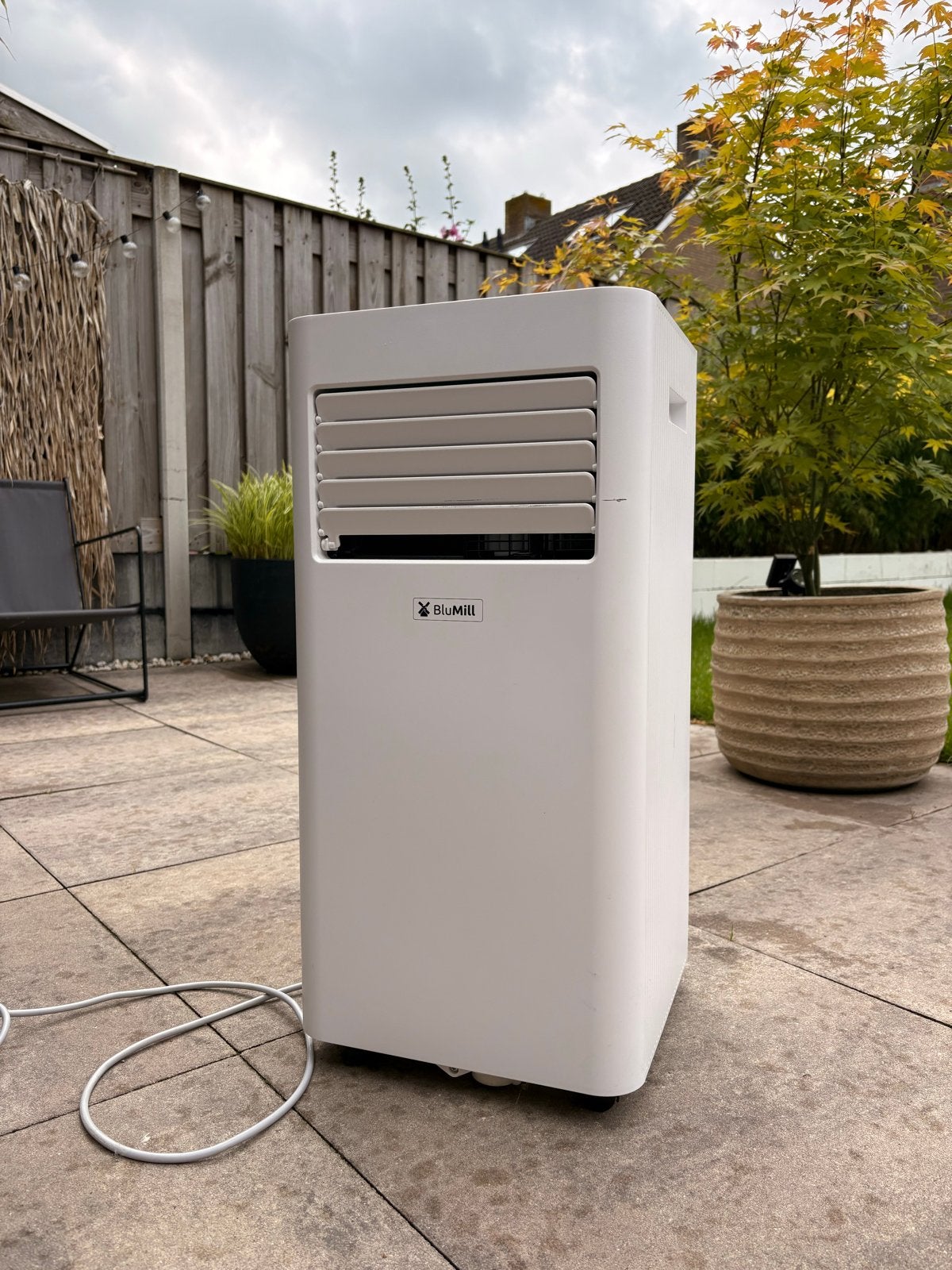 BluMill Mobiele Airco + WiFi - 9000 BTU/u - Koelen & Ontvoch, Minder dan 60 m³, 3 snelheden of meer, Ophalen of Verzenden, Zo goed als nieuw