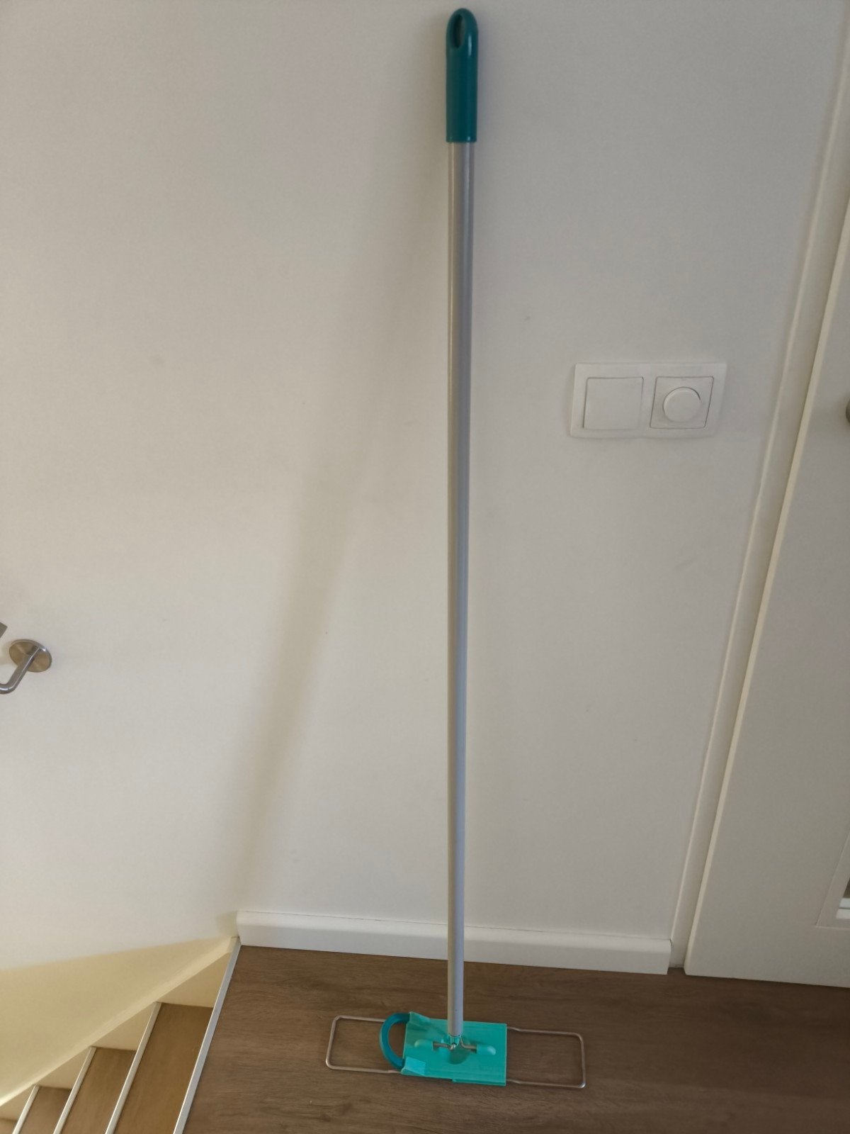 Leifheit Vloerwisser met 2 hoezen, Ophalen, Mop of Dweil
