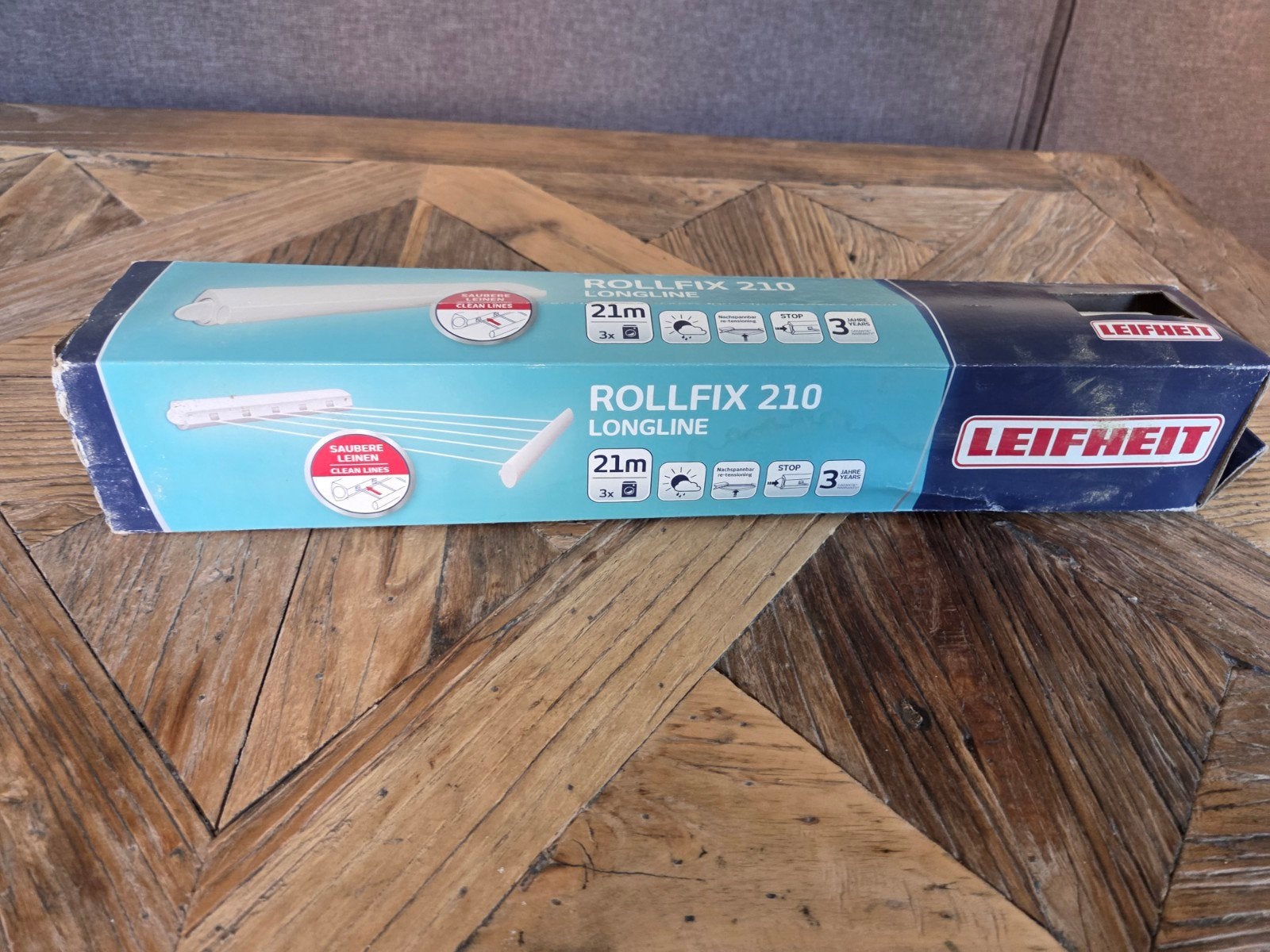 Leifheit Rollfix 210 Longline - Nieuw in doos, Ophalen of Verzenden, Nieuw, Wasrek