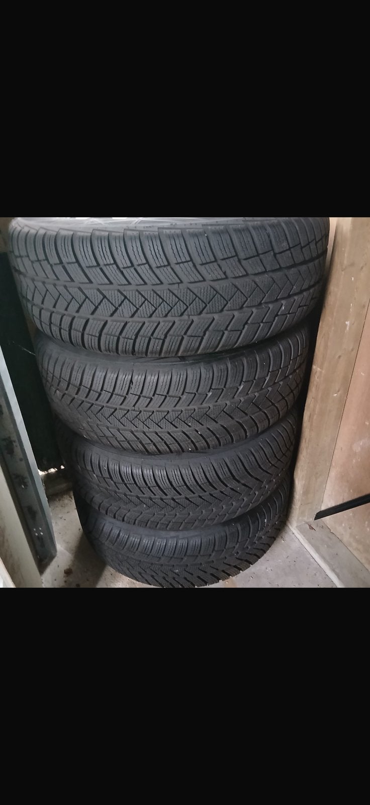 Mazda lichtmetalen velgen met winterbanden set– 225/55 R17, Ophalen, Gebruikt, Velg(en), 17 inch