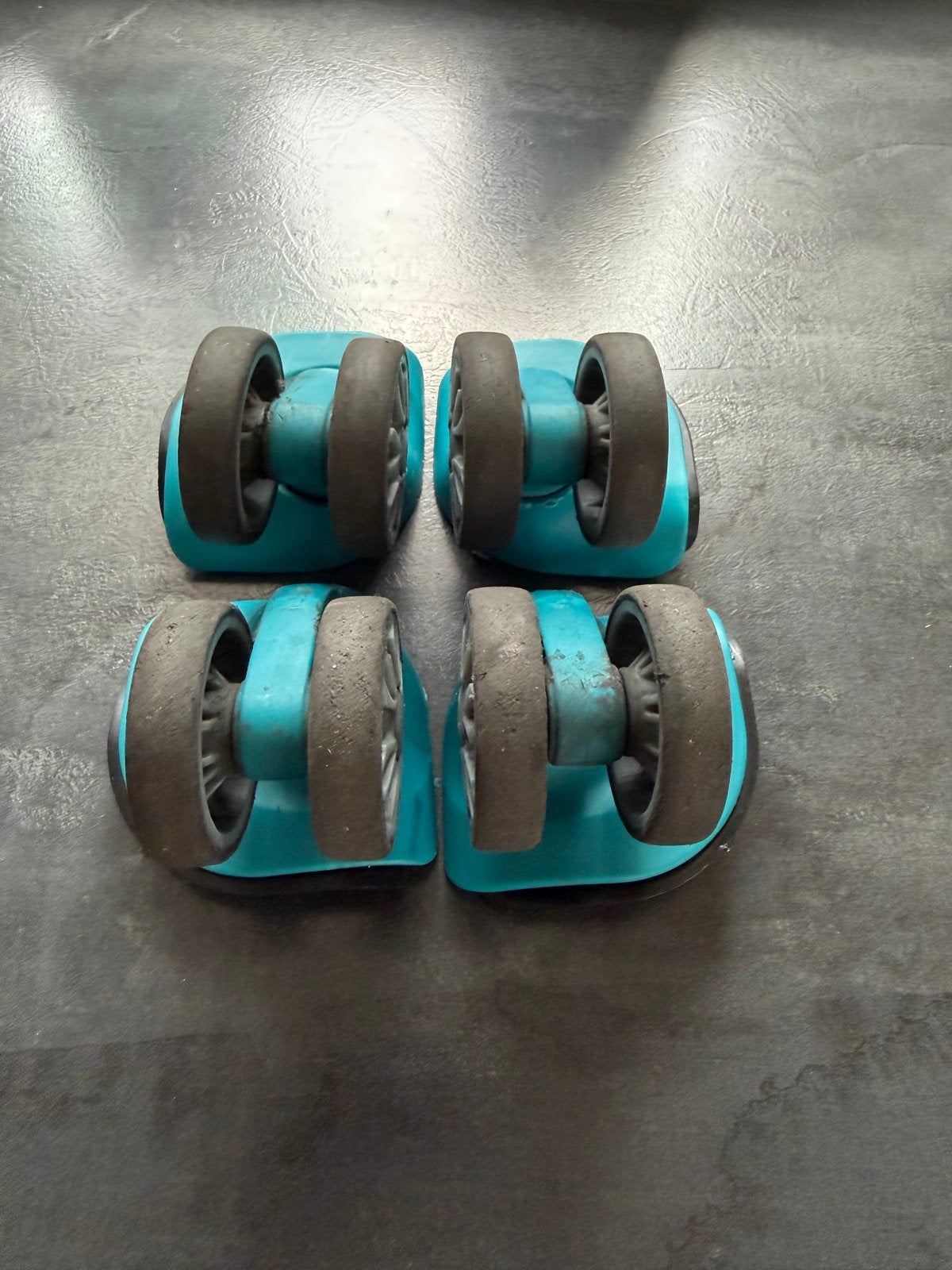 Travelite kofferwieltjes (4 stuks), Ophalen, Gebruikt, Hard kunststof, Wieltjes