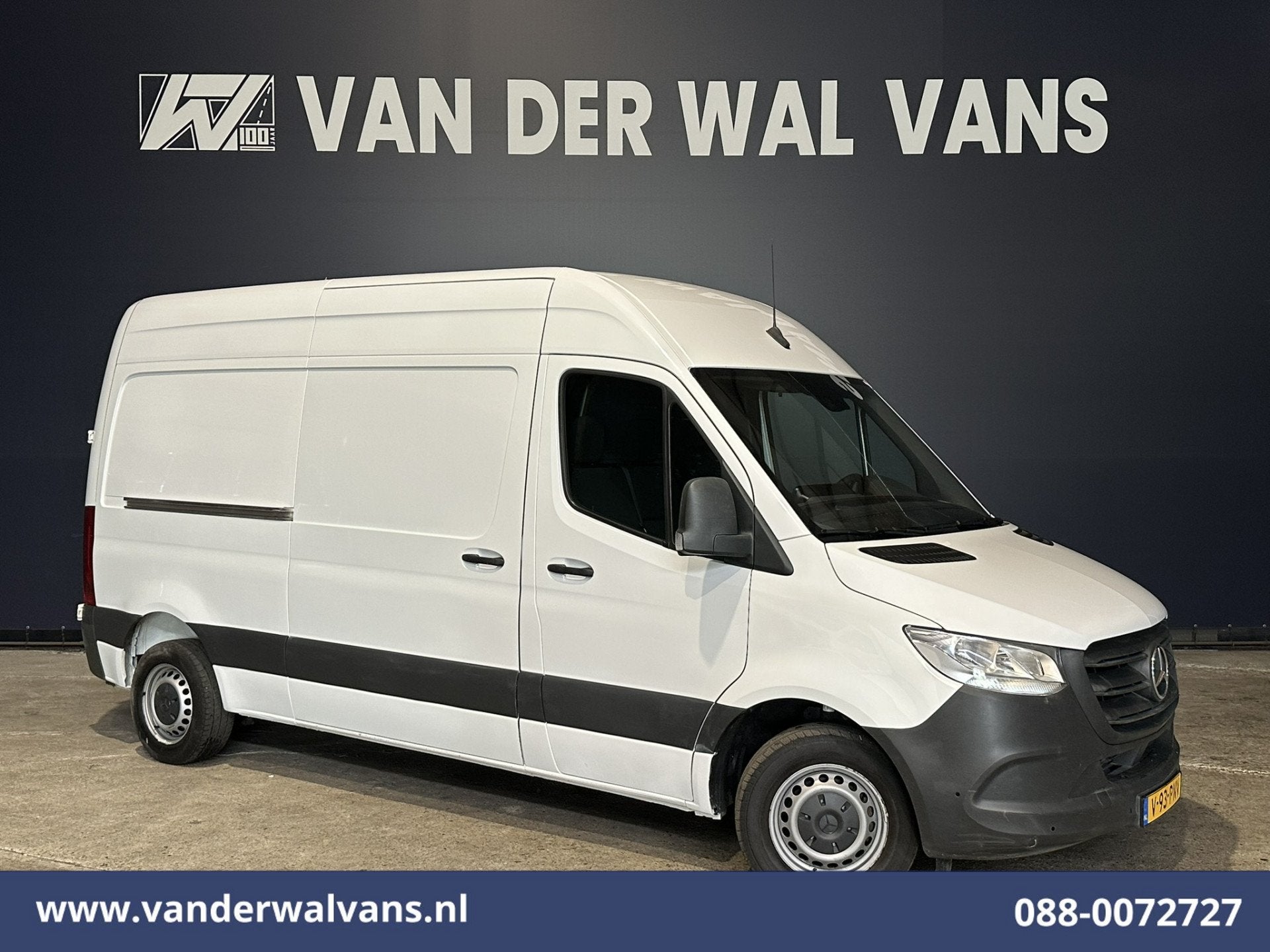 Mercedes-Benz Sprinter 314 CDI 143pk L2H2 Euro6 Airco | Came, Gebruikt, Wit, Mercedes-Benz, Bedrijf