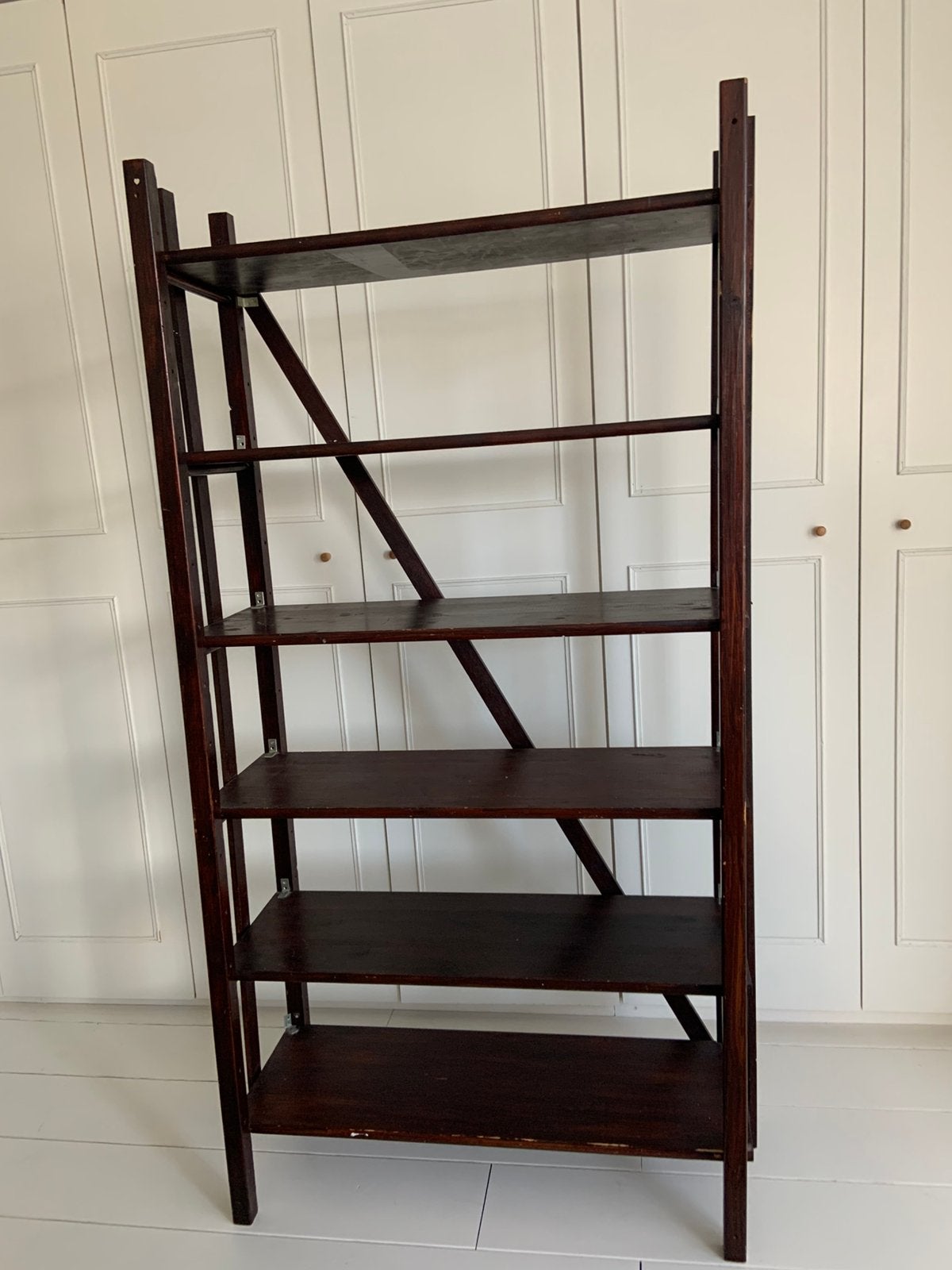 Houten stellingkast, Ophalen, Gebruikt