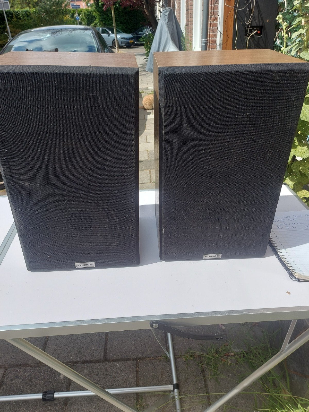 Studio III Speakers 60/70 watt Boxen Luidsprekers, Ophalen of Verzenden, 60 tot 120 watt, Overige merken
