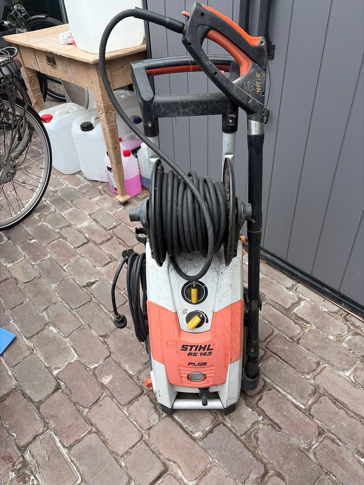 Stihl RE 143 Plus Hogedrukreiniger, Ophalen