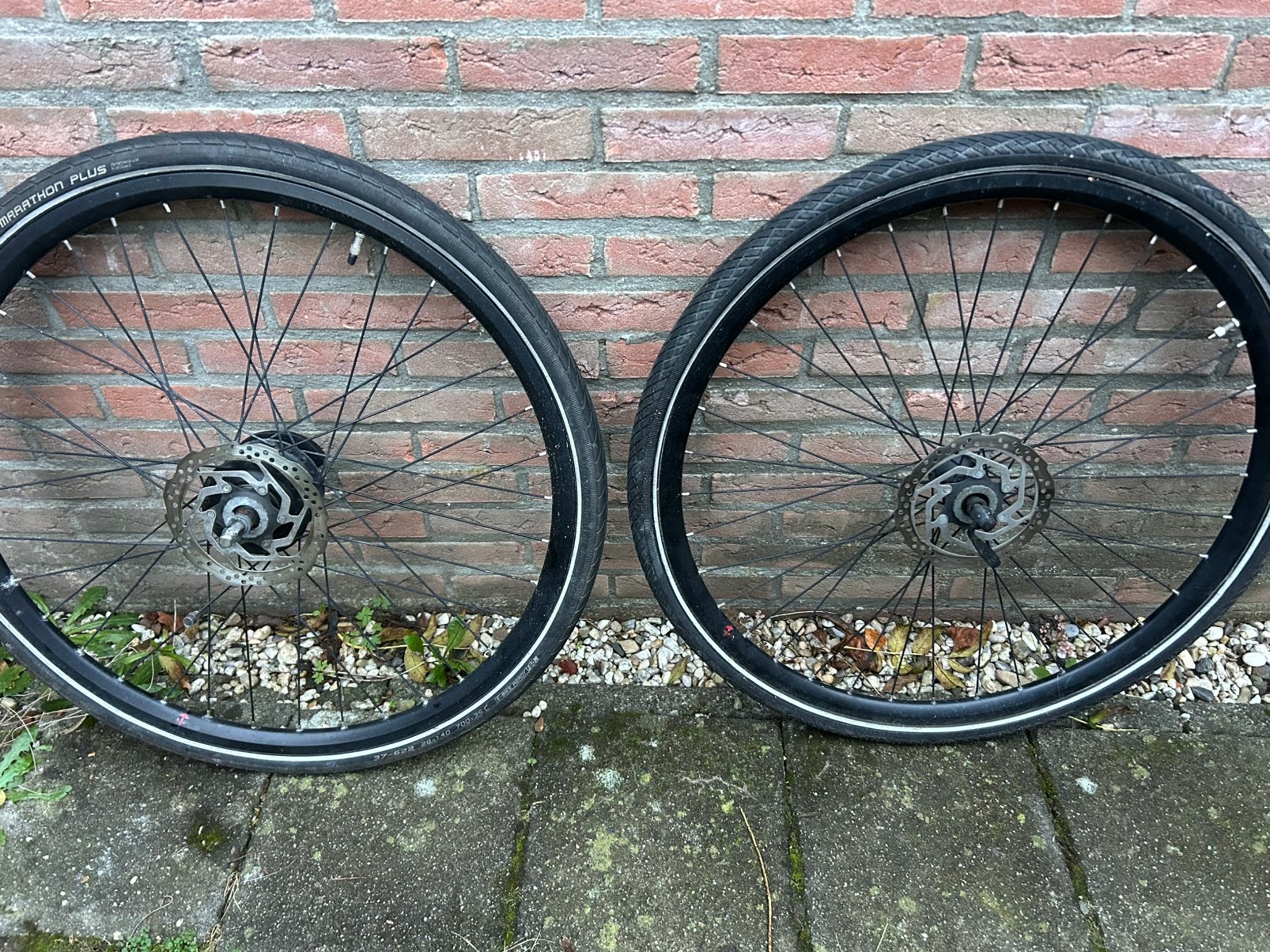 Wielenset 28” met remschijf Stella e-bike Vicenza, Ophalen, Gebruikt, Elektrische fiets, Staal