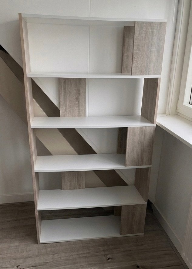 Boekenkast met open vakken, Ophalen, Met plank(en), 50 tot 100 cm, Zo goed als nieuw