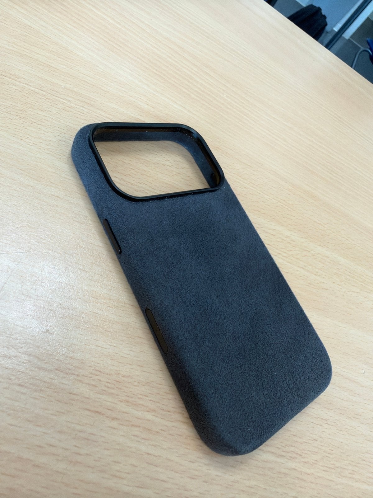 Alcanside hoesje iphone 18 pro space grey, Telecommunicatie, IPhone 17, Zwart, Overige merken, Nieuw
