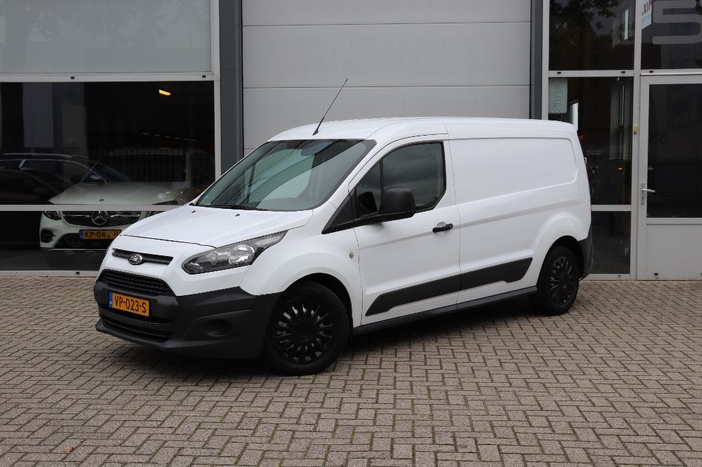 Ford Transit Connect 1.6 TDCI L2 /ORIG.NL/AIRCO/TREKHAAK, Auto's, 21 km/l, Euro 5, Stof, Wit