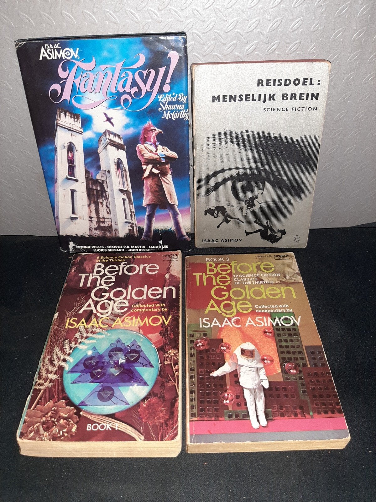 Isaac Asimov Sciencefiction Boeken Collectie (4 stuks), Boeken, Ophalen of Verzenden, Gelezen, Isaac Asimov