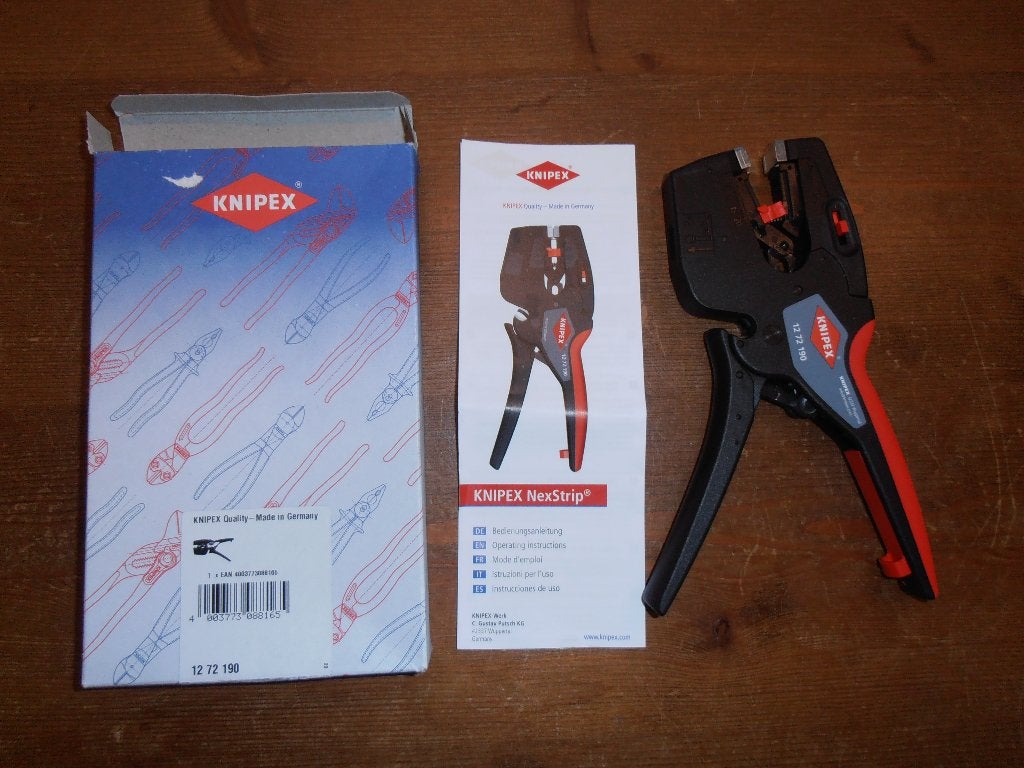 Knipex combi striptang, kniptang, krimptang, type 12 72 190., Ophalen of Verzenden, Nieuw