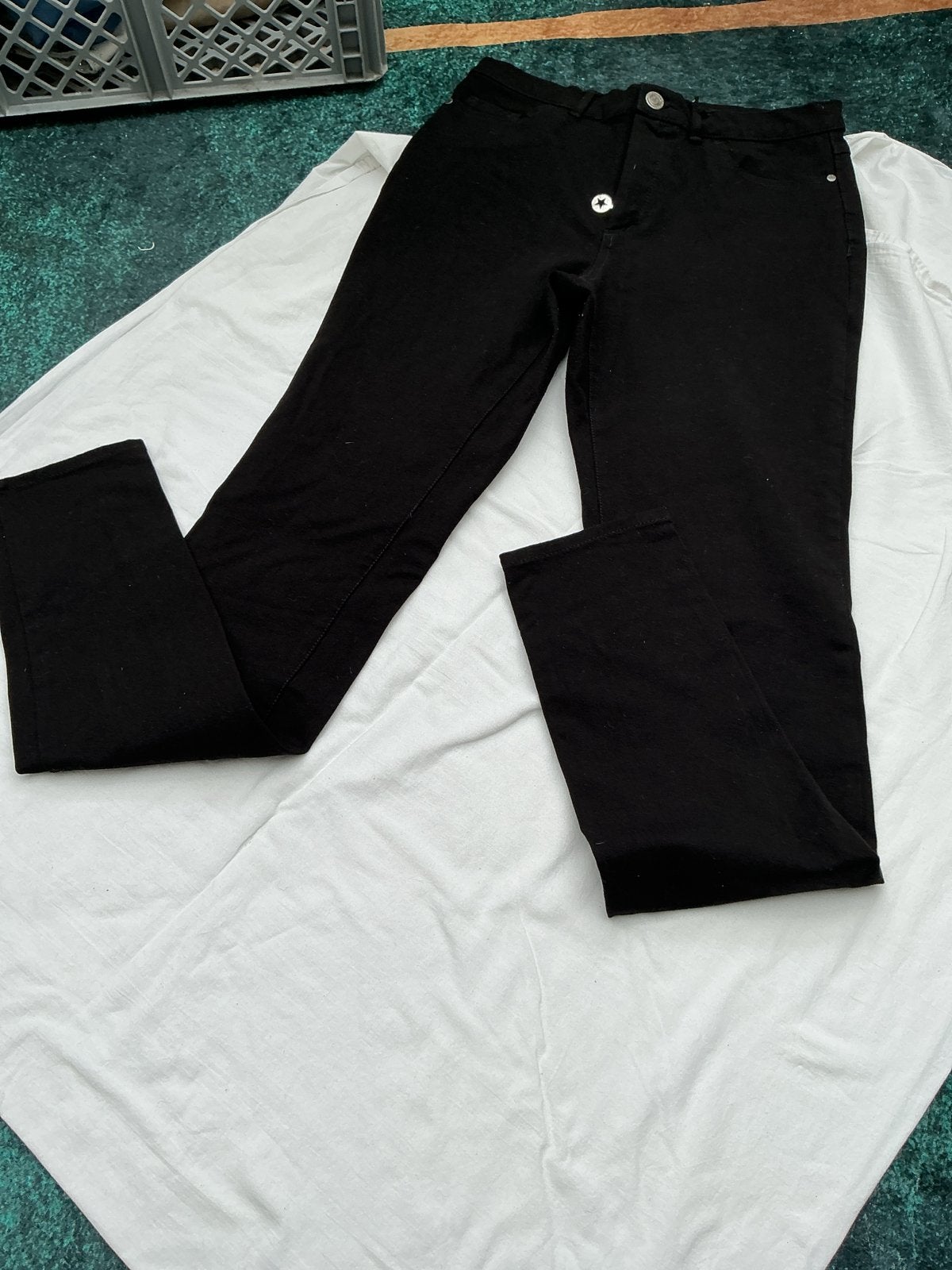 Zwarte skinny jeans van Corel, Kleding | Dames, Zwart, Ophalen of Verzenden, Zo goed als nieuw, Maat 36 (S)