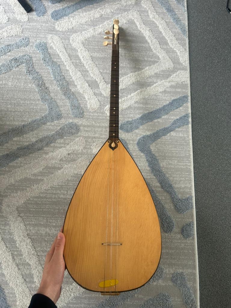 Saz dut agaci kaplama kisa sap baglama, Ophalen, Luit, Saz of Bouzouki