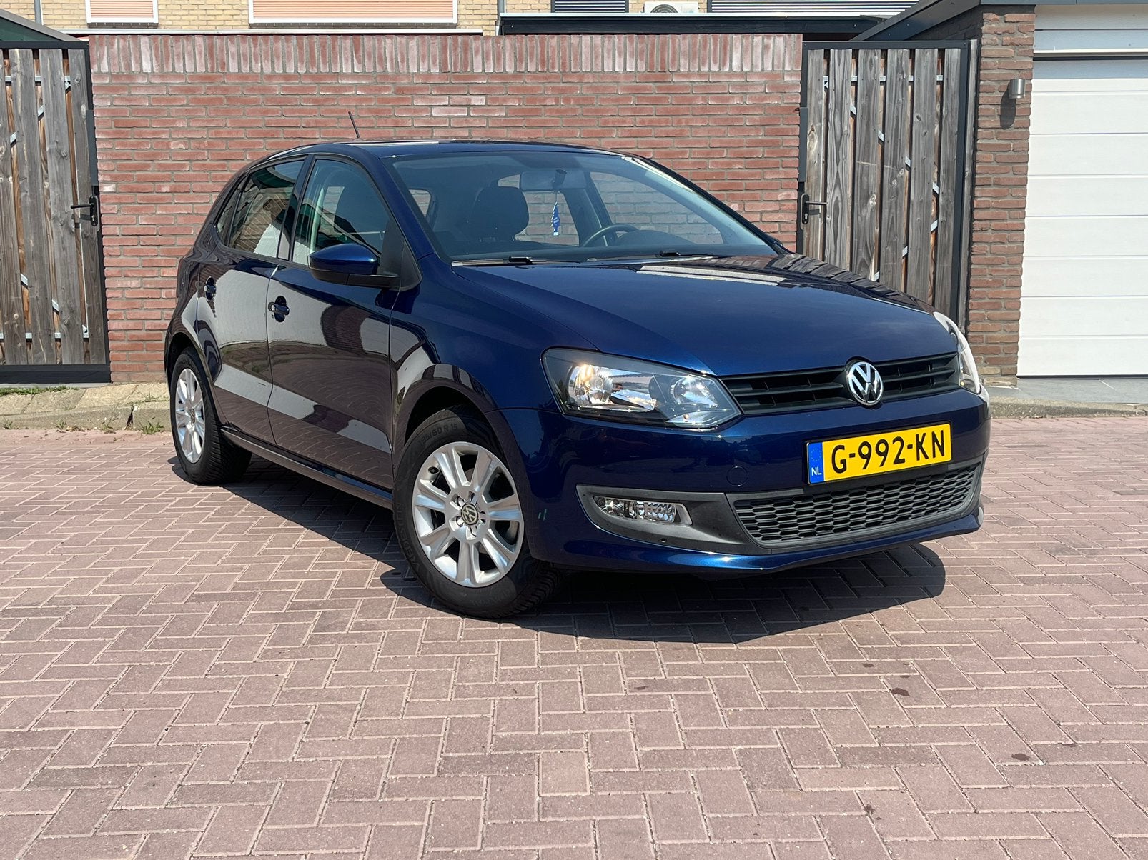 Volkswagen Polo 1.2 | AIRCO | 5D | APK | NWE BANDEN | REMMEN, Voorwielaandrijving, 967 kg, Blauw, 1198 cc