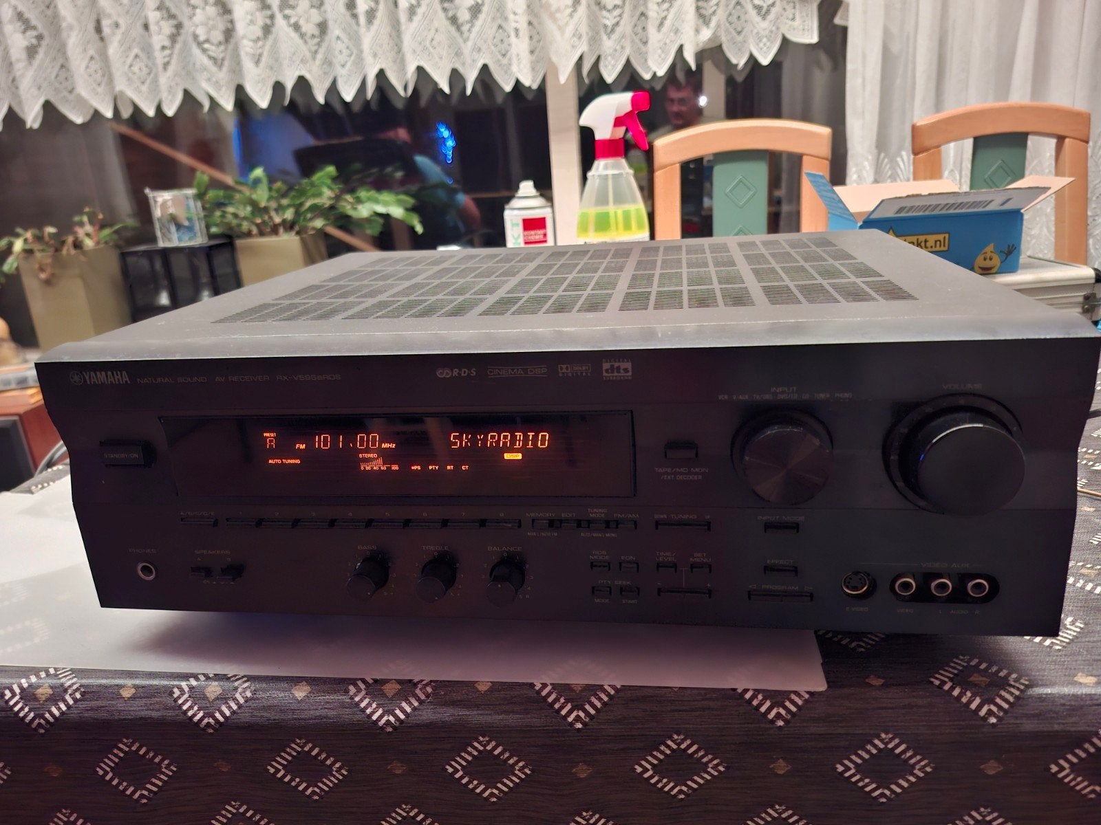 Yamaha RX-V595aRDS AV Receiver - 300 Watt, Ophalen, Yamaha, Zo goed als nieuw, 120 watt of meer