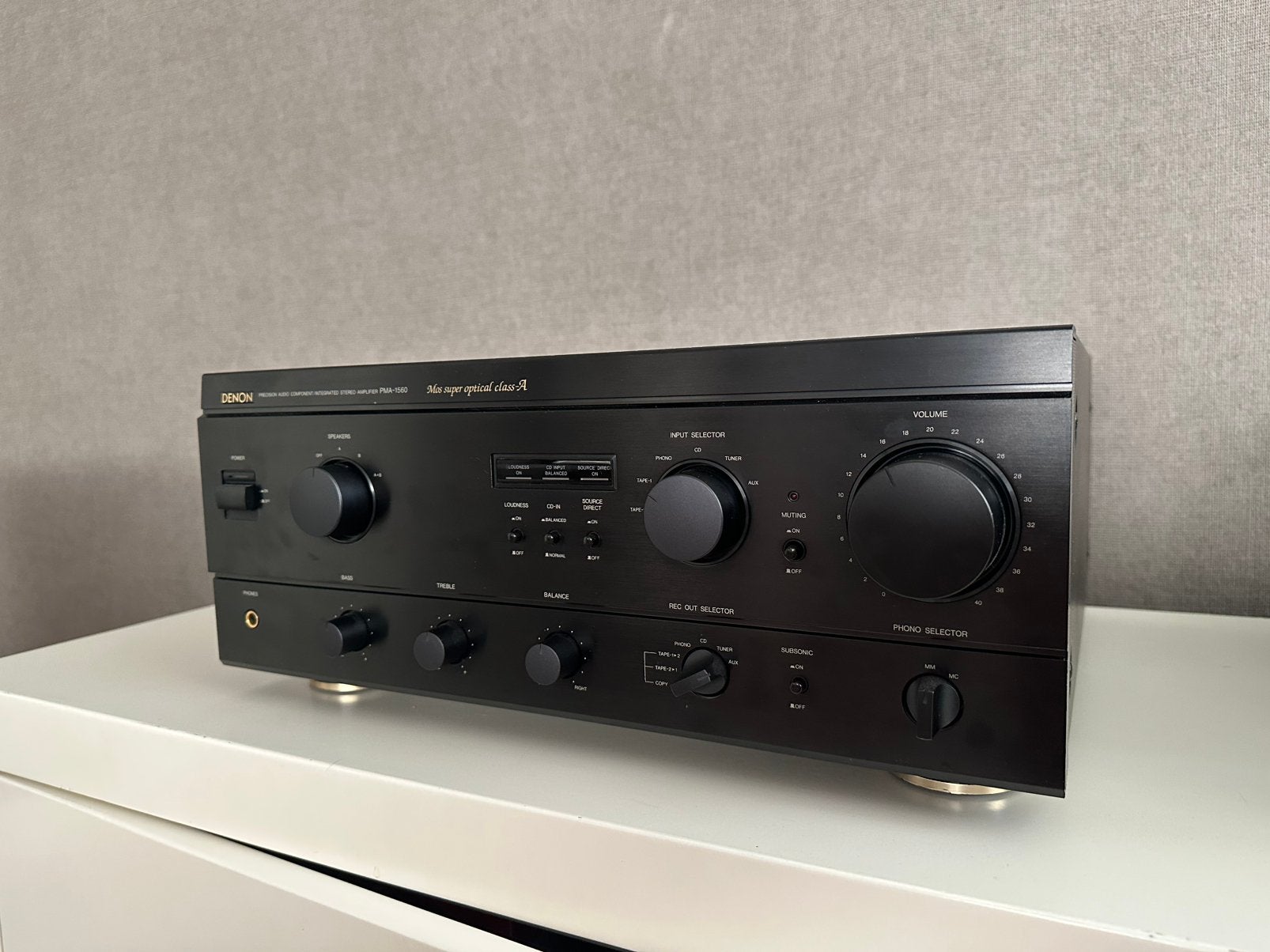 Denon pma 1560!, Denon, Ophalen of Verzenden, Zo goed als nieuw, 120 watt of meer