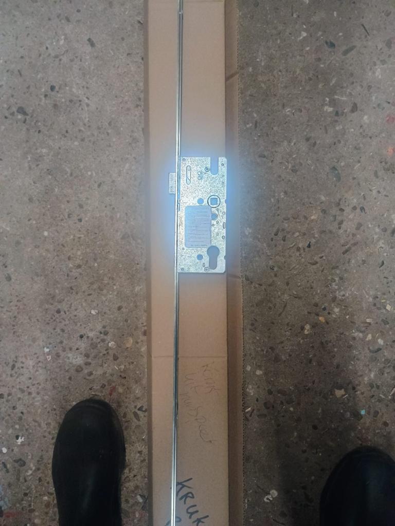 Buva 2090K Driepuntssluiting Krukbediend - 2090x20mm, Ophalen of Verzenden, Zo goed als nieuw, Rvs, Slot