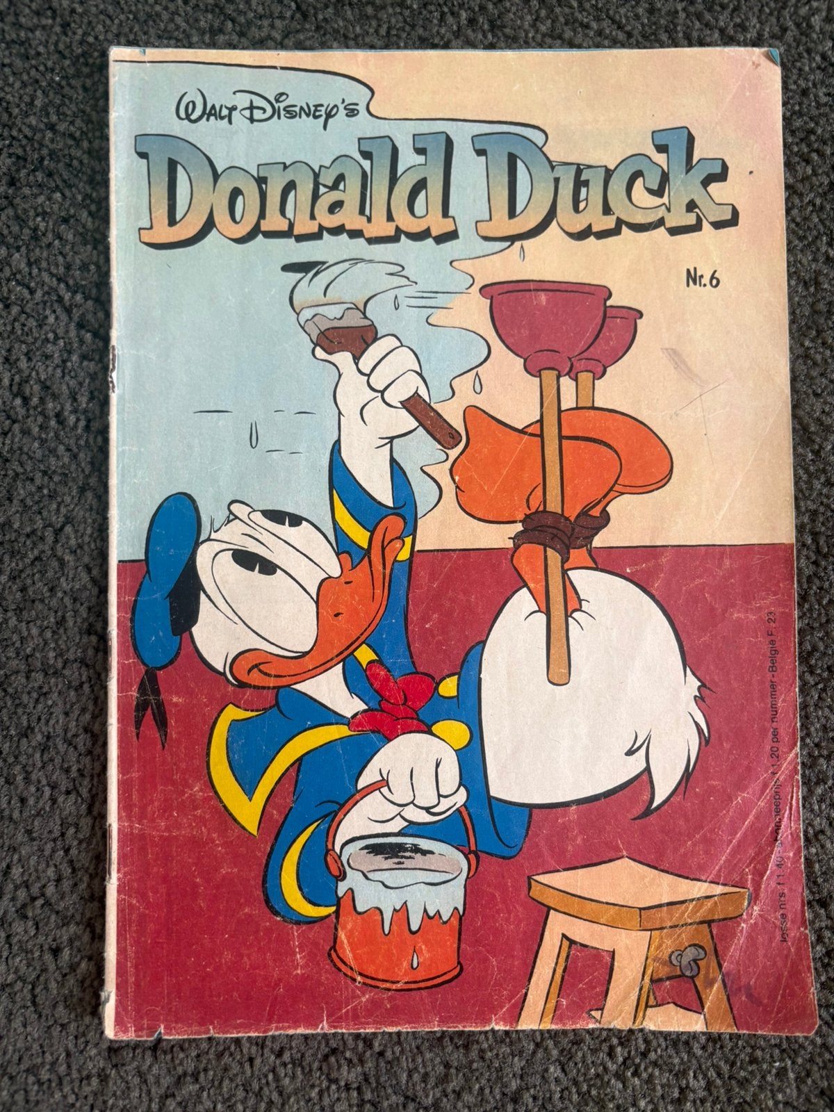 Donald duck 1981 nr 6, Eén stripboek, Ophalen, Gelezen