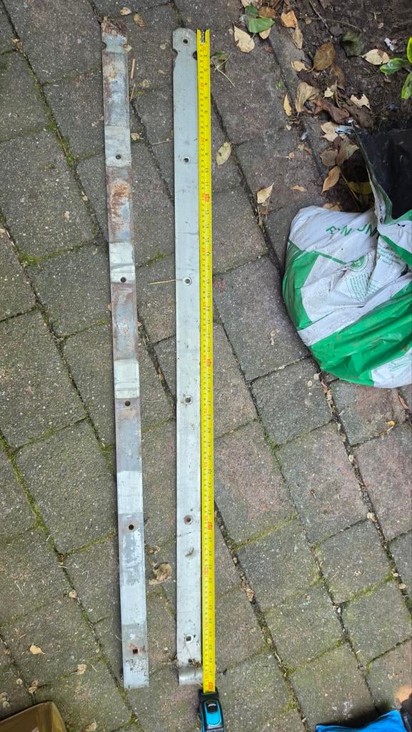 Poort scharnieren, 120cm lang, Doe-het-zelf en Verbouw, Ophalen of Verzenden, Gebruikt, 250 mm of meer, Overige typen