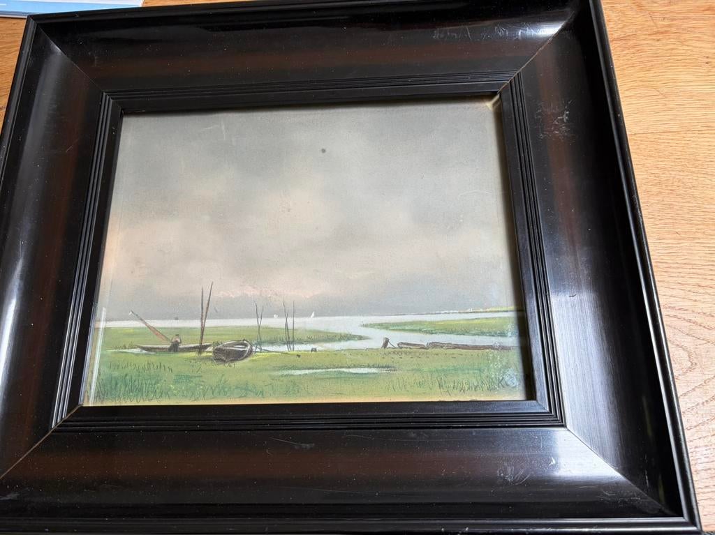 Oud schilderij, Antiek en Kunst, Curiosa en Brocante, Ophalen of Verzenden