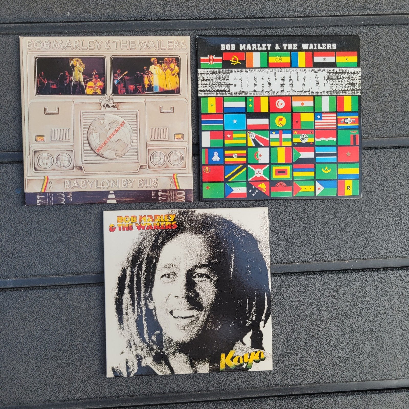 Bob Marley CD-collectie: Survival, Kaya, Babylon by Bus, Ophalen, Speciale editie, Reggae, Zo goed als nieuw