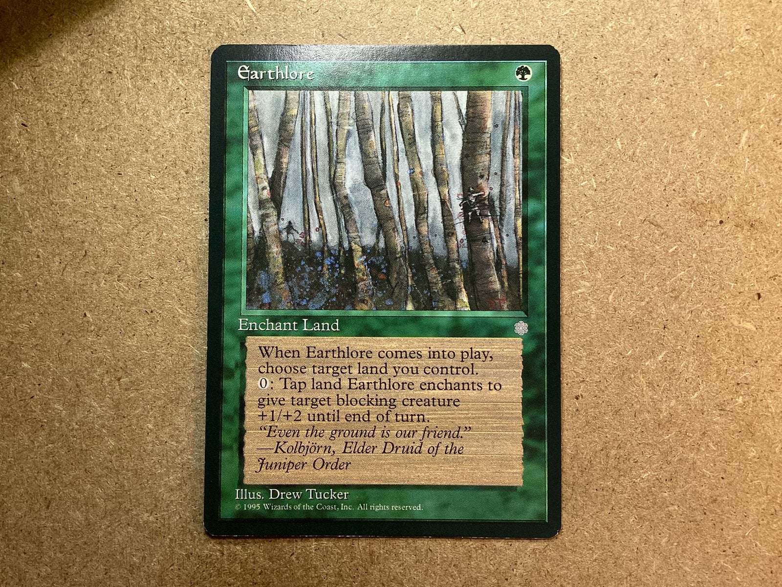 1x Earthlore (Near Mint), Ophalen of Verzenden, Zo goed als nieuw, Losse kaart