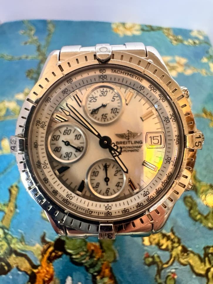 Breitling Chronomat Automatic Herenhorloge, Ophalen, Staal, Gebruikt, Staal