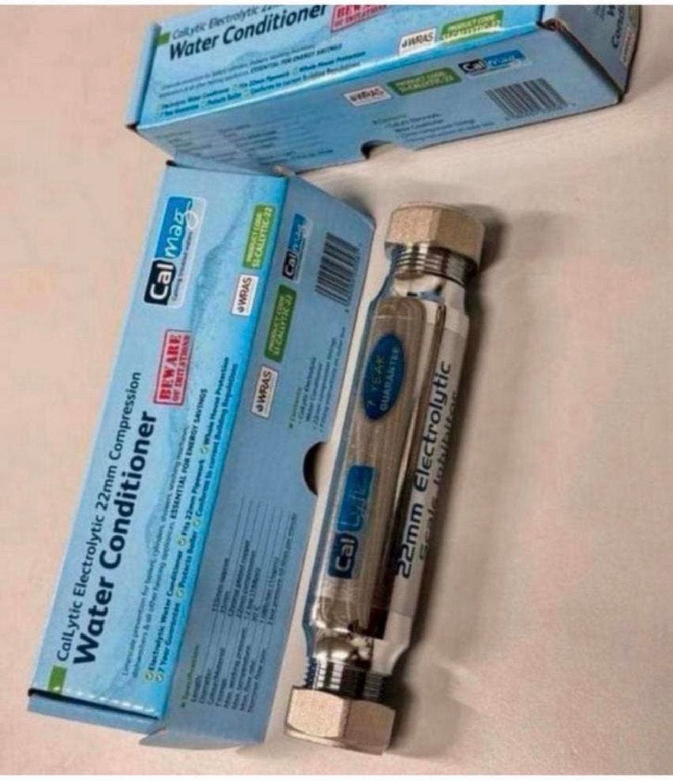 2X Calmag CalLytic Electrolytische 22mm water conditioner, Doe-het-zelf en Verbouw, Buizen en Afvoer, Overige materialen, Overige typen