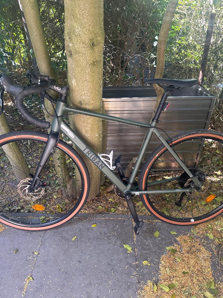 Gravelbike Triban, Fietsen en Brommers, Fietsen | Racefietsen, Heren, Aluminium, Zo goed als nieuw, Meer dan 20 versnellingen