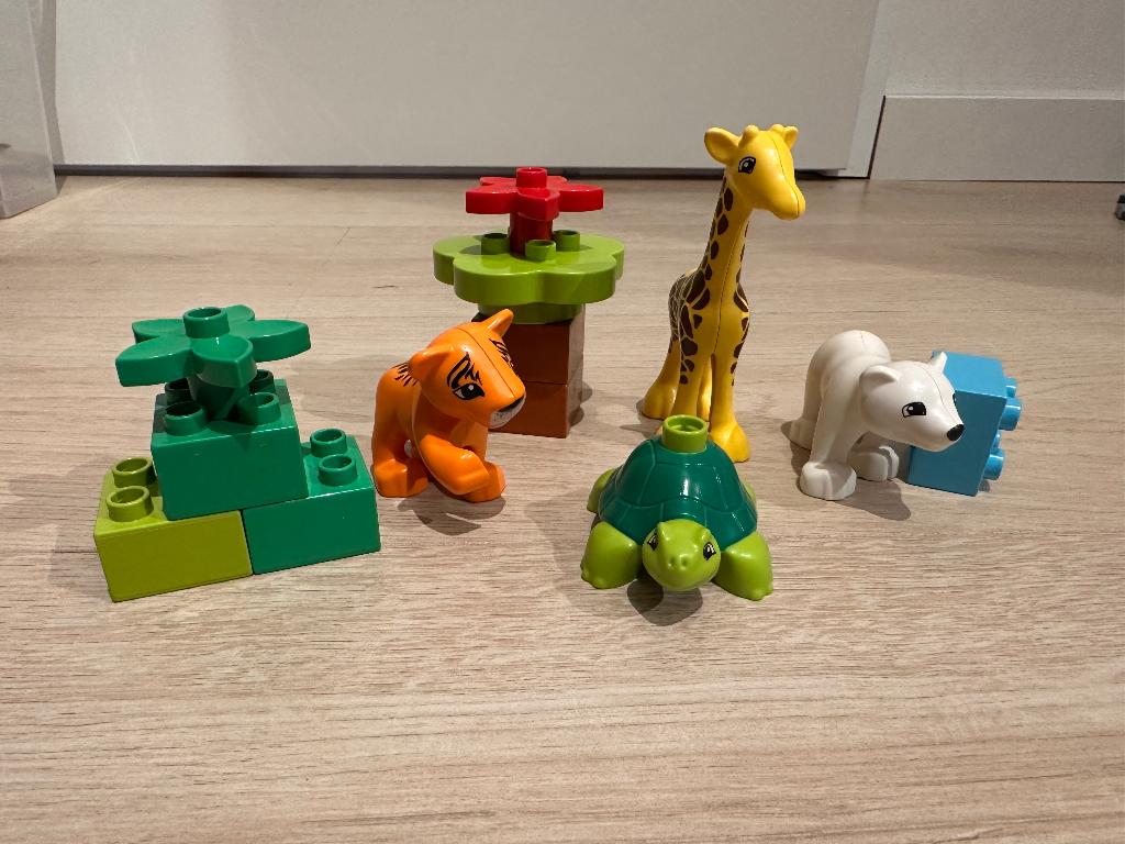 Lego Duplo Jonge Dieren 10801, Ophalen, Zo goed als nieuw, Compleet, Duplo