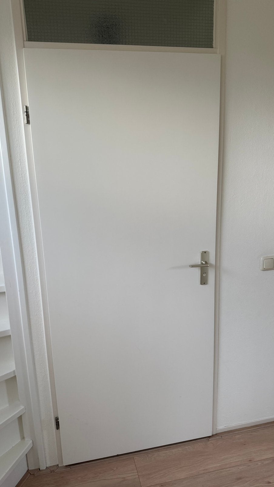 5 opdekdeuren 201,5x85cm (2x badkamerslot, 1x sleutelslot), Ophalen, Gebruikt, Binnendeur, 200 tot 215 cm