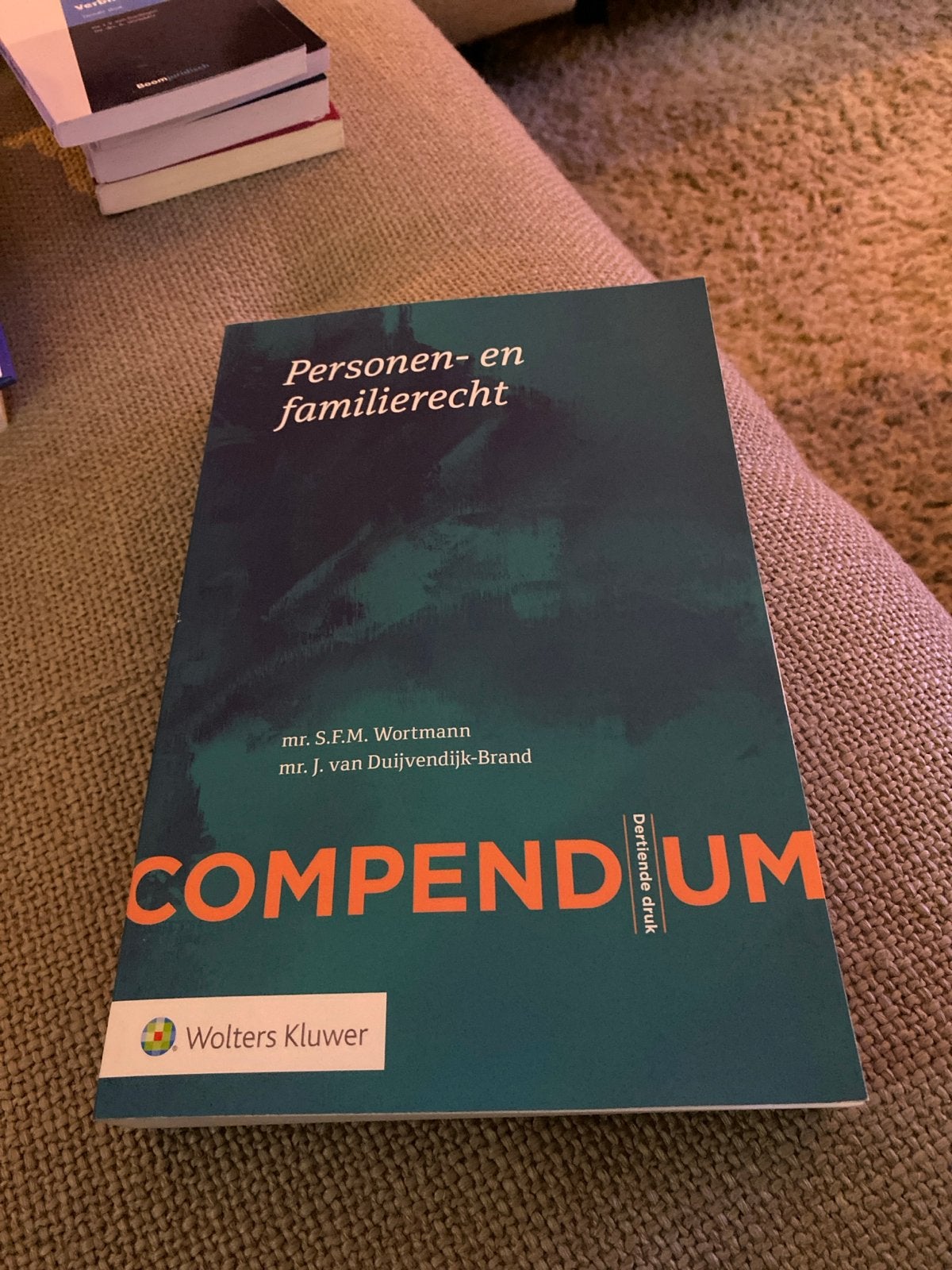 Compendium Personen- en familierecht - 3e druk, Ophalen of Verzenden, Gamma, Zo goed als nieuw, HBO