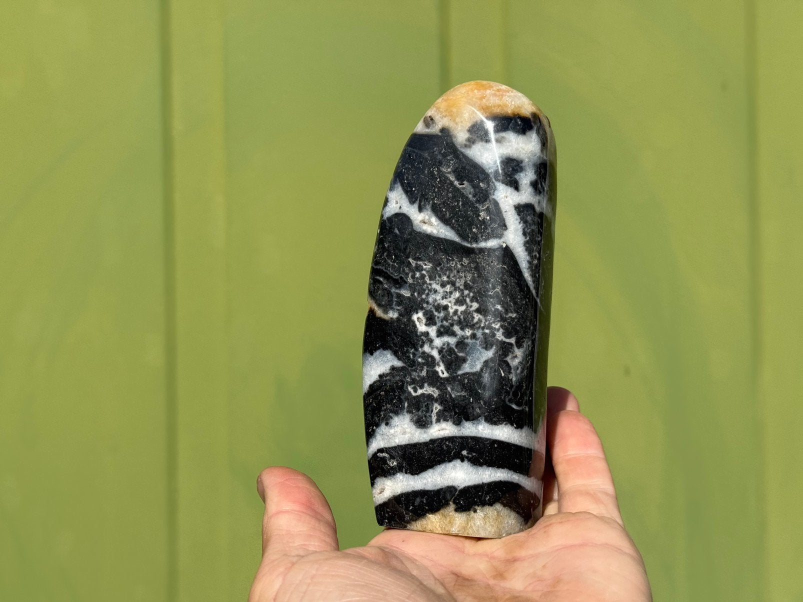 Zebra kwarts sculptuur, Ophalen of Verzenden, Mineraal
