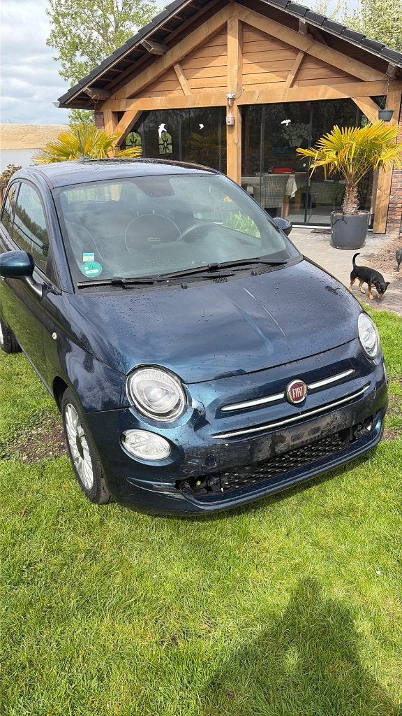 Fiat 500 1.2, Ophalen of Verzenden, Zwart, Benzine