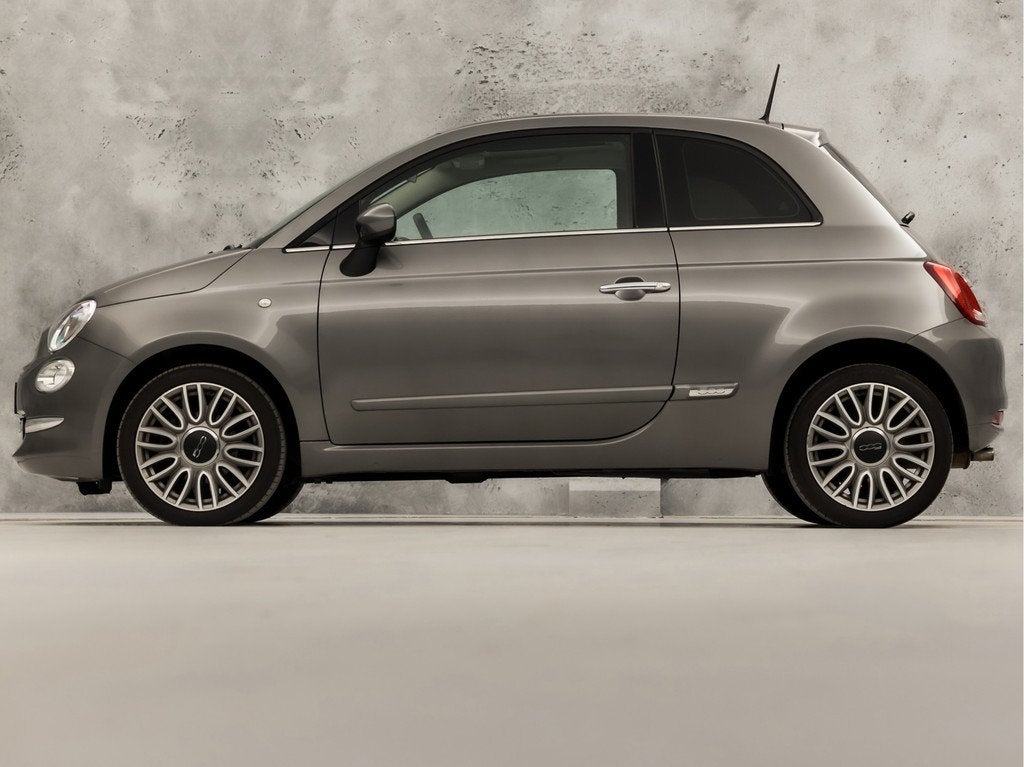 Fiat 500 1.2 Lounge (PANORAMADAK, GROOT SCHERM, AIRCO, GETIN, Auto's, Fiat, Voorwielaandrijving, 12 maanden, Stof, Gebruikt