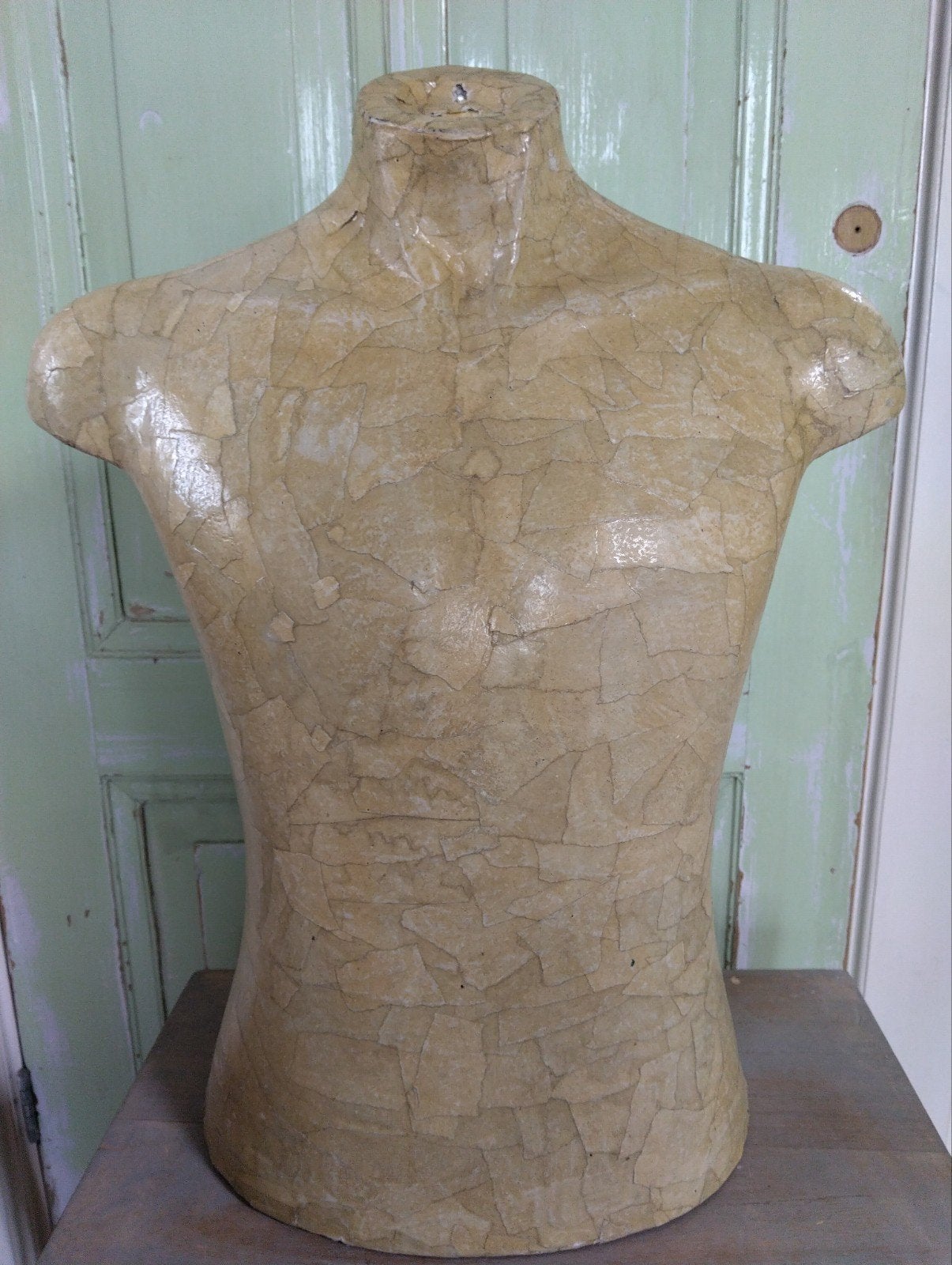 Mannequin etalage pop torso man 61 cm hoog, Ophalen of Verzenden, Paspop
