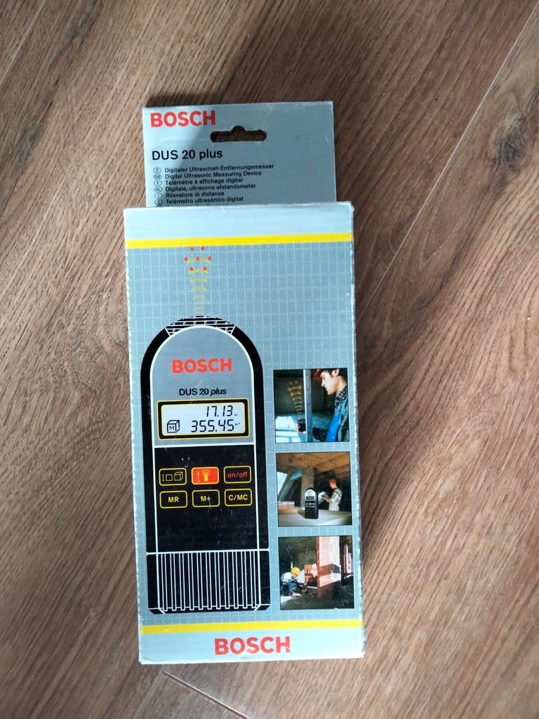 TEAB Bosch afstandsmeter met laser ZGAN, Doe-het-zelf en Verbouw, Meetapparatuur, Ophalen of Verzenden, Zo goed als nieuw