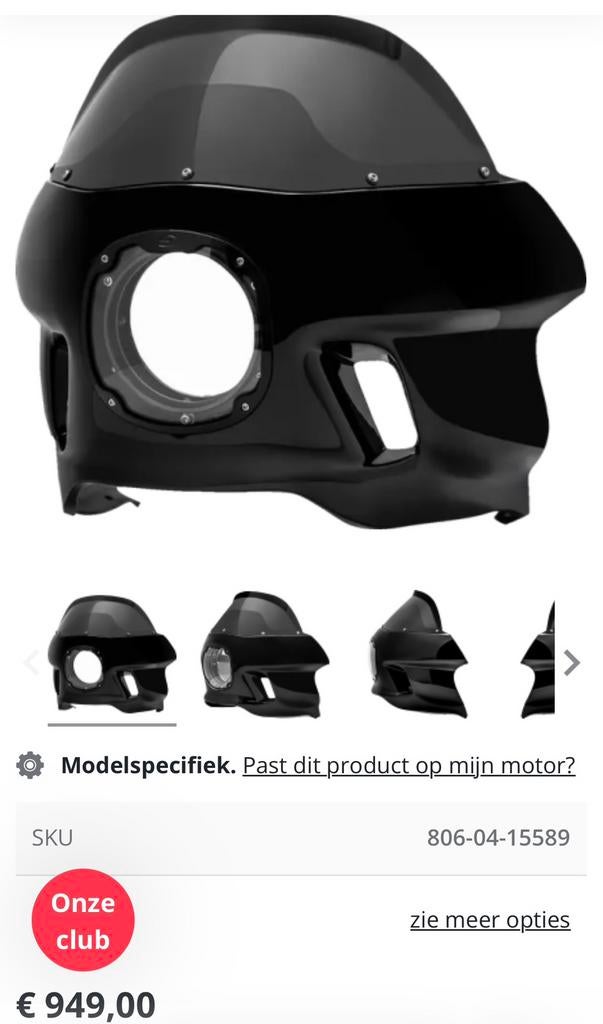 HarleyDavidson Saddlemen S-RT Fxr Kuip Nieuw!, Motoren, Ophalen, Nieuw