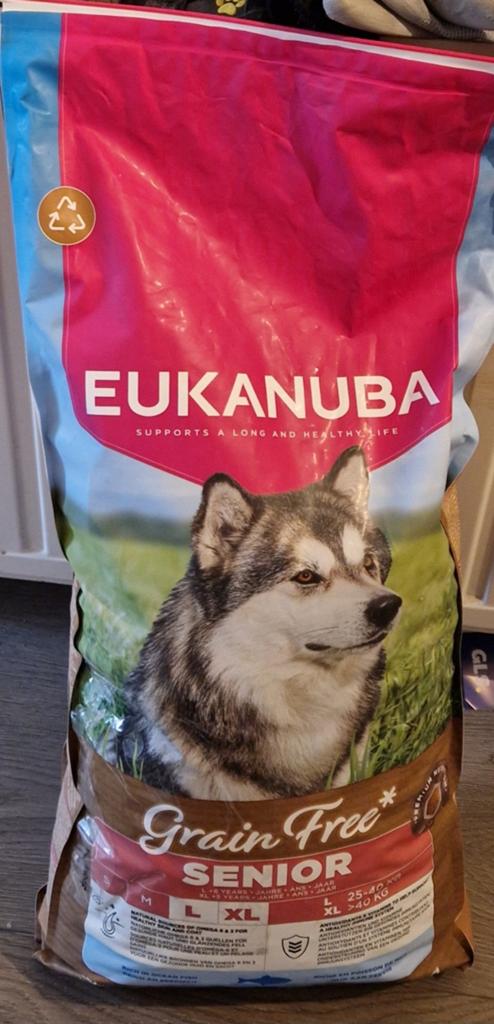 Eukanuba Graanvrij Senior 12 kilo, Ophalen of Verzenden, Hond
