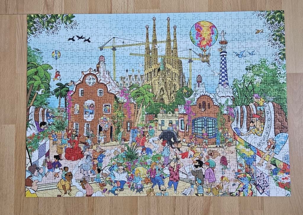 That's Life City Edition Barcelona puzzel 1000 stukjes, Ophalen of Verzenden, 500 t/m 1500 stukjes, Zo goed als nieuw