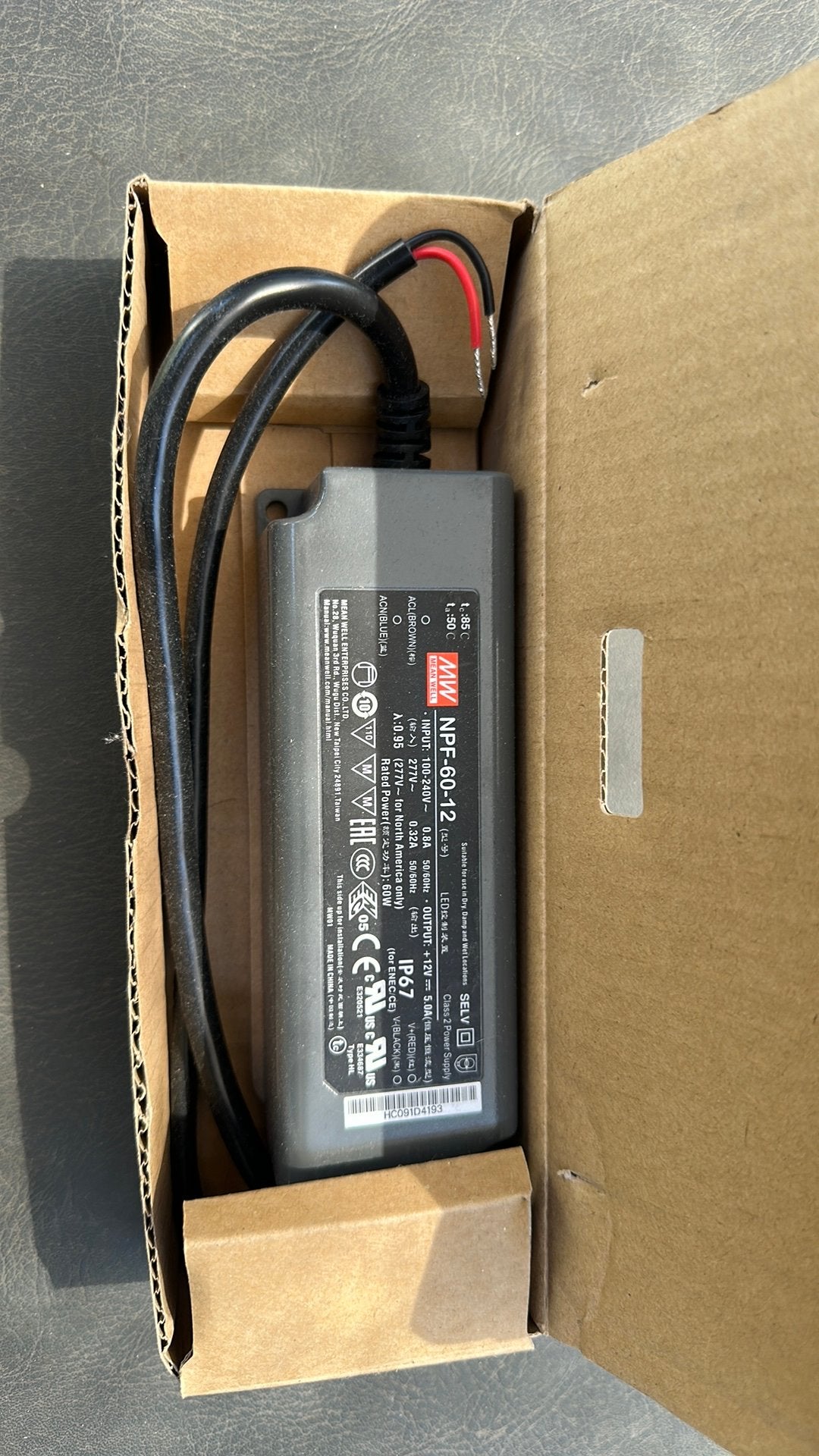 Led driver NPF-60-12, Ophalen of Verzenden, Nieuw, Overige typen