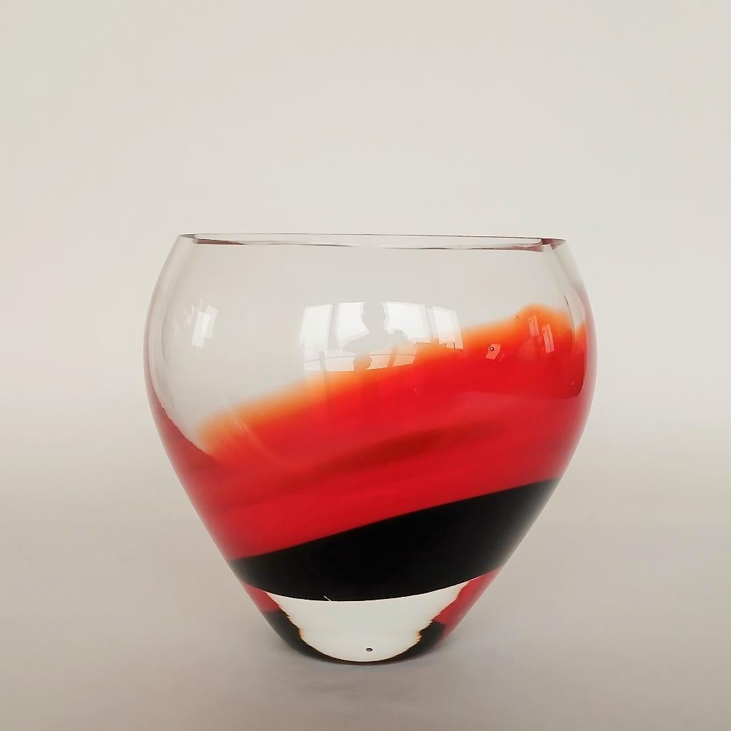 Vaas Mondgeblazen Artglass, Antiek en Kunst, Ophalen of Verzenden