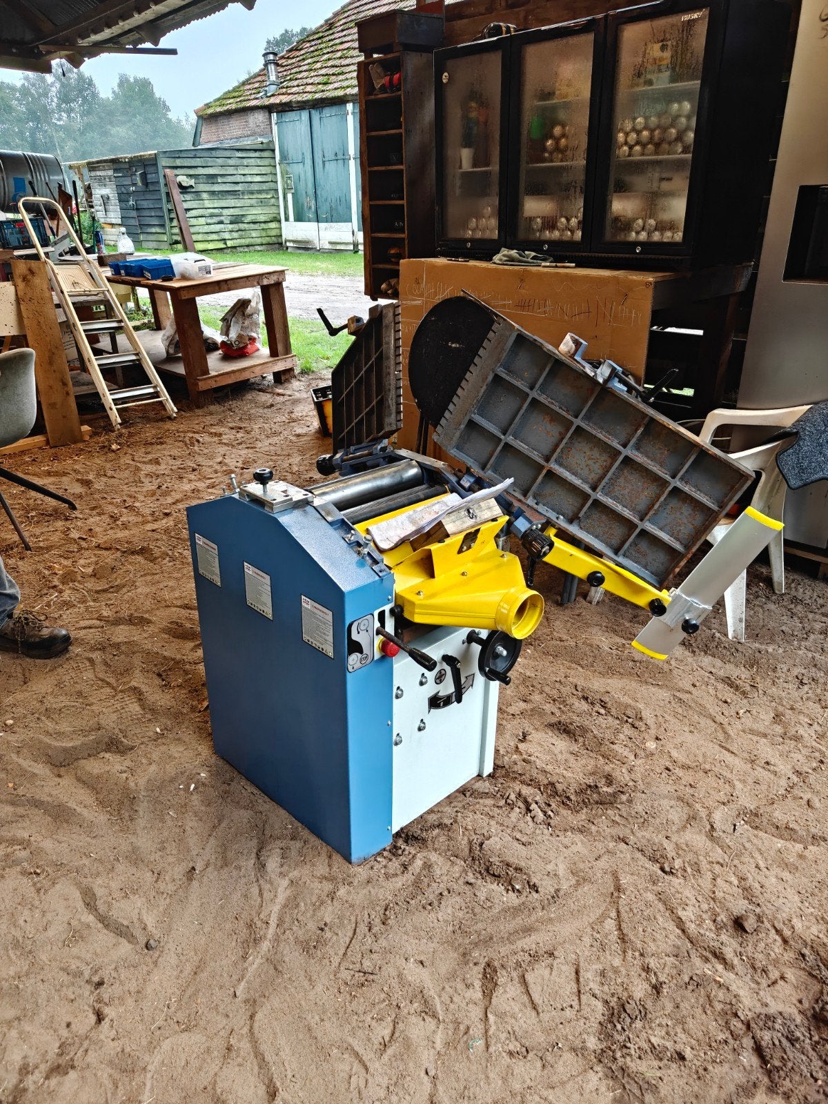 Vlakbank Vandiktebank Combinatiemachine, Ophalen, Gebruikt